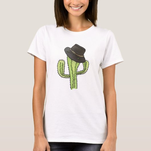 Kaktus mit Hut Tシャツ (正面)