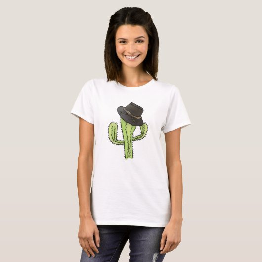 Kaktus mit Hut Tシャツ (正面フル)
