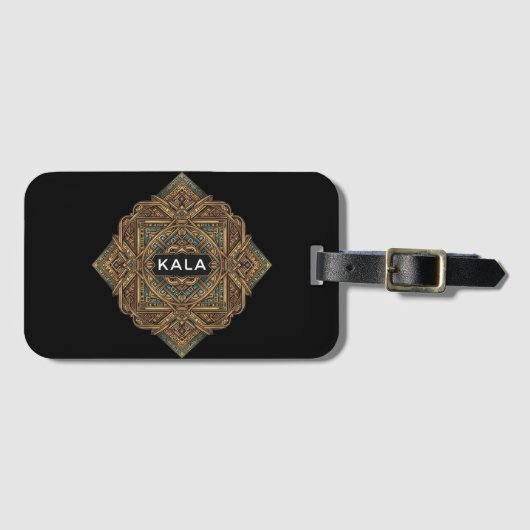 KALA: 黄金の遺物 ラゲッジタグ (正面横)