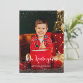 Kala Christouyennaギリシャのクリスマス垂直方向の写真 シーズンカード (スタンド正面)