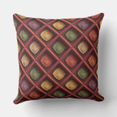 Kala Petak Overlap 3d Batik Motif Balinese  クッション (裏面)