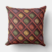 Kala Petak Overlap 3d Batik Motif Balinese  クッション (正面)