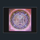 Kalachakraの曼荼羅 ポストカード<br><div class="desc">Kalachakraのthangkaは血清修道院、チベットで絵を描きました</div>