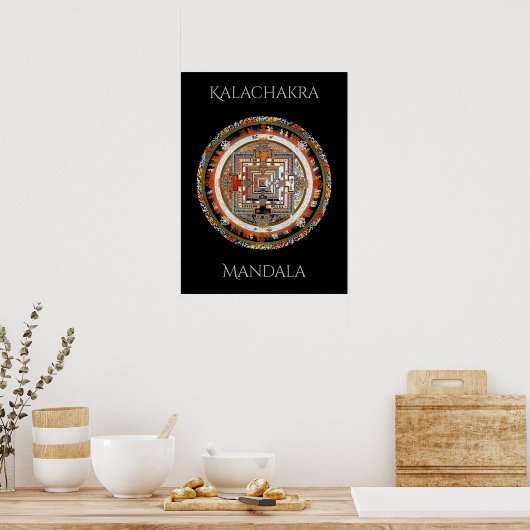 Kalachakra Mandala ポスター (キッチン)