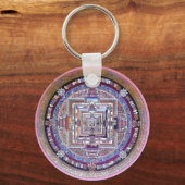Kalachakra Mandala Tibetan Buddhist キーホルダー (正面)