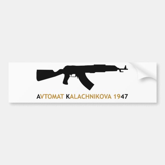 ** KALACHNIKOV ** バンパーステッカー (正面)