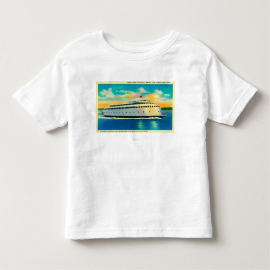 Kalakalaフェリー、流線形になる世界第1 トドラーTシャツ (正面)