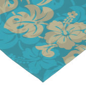 KalakauaのハワイのハイビスカスのボーダーKL303 ショートテーブルランナー (コーナー)