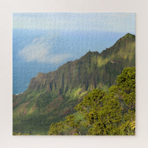 Kalalalu Overlook – カウアイ,ハワイ – 20x20 - 676 pc ジグソーパズル
