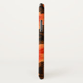 Kalalauの樹皮布の熱帯ハワイのハイビスカス Case-Mate iPhoneケース (裏面/右)