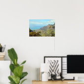 Kalalau+Lookoutからの眺め カウアイ島 ハワイ ポスター (ホームオフィス)