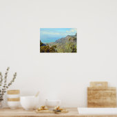 Kalalau+Lookoutからの眺め カウアイ島 ハワイ ポスター (キッチン)
