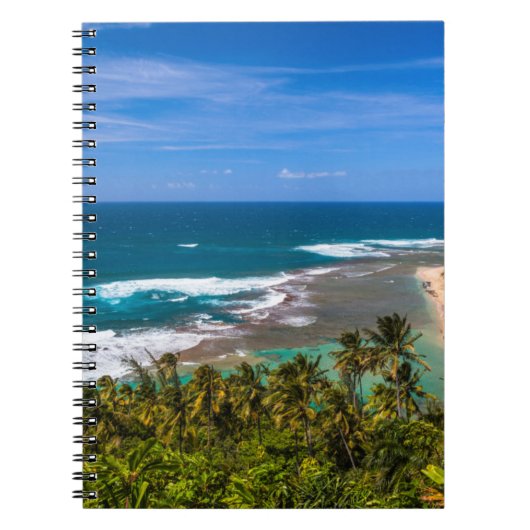 Kalalau Trailから見たTunnels Beach ノートブック (正面)