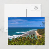 Kalalau+Trailから見たTunnels+Beach ポストカード (正面/裏面)