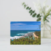 Kalalau+Trailから見たTunnels+Beach ポストカード (スタンド正面)