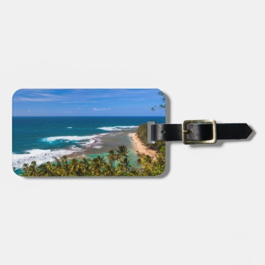Kalalau+Trailから見たTunnels Beach ラゲッジタグ (正面横)