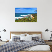 Kalalau+Trailから見るTunnels+Beach キャンバスプリント (インサイチュ (寝室))