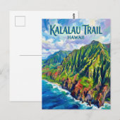 Kalalau Trail USA ポストカード (正面/裏面)
