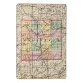 Kalamazoo郡、ミシガン州の地図 ミニクリップボード (裏面)