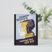 Kalamazoo Institute of Arts - WPAポスター – ポストカード (スタンド正面)