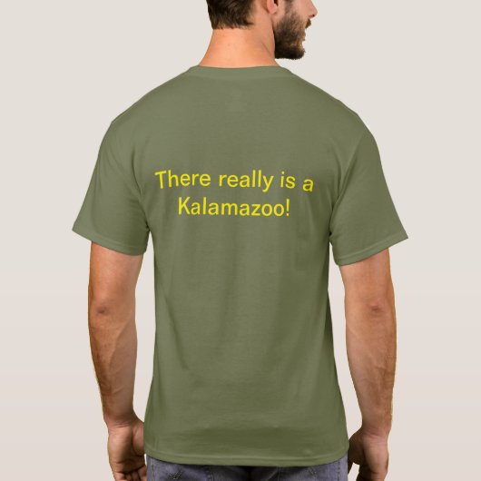Kalamazoo、MIがある Tシャツ (裏面)