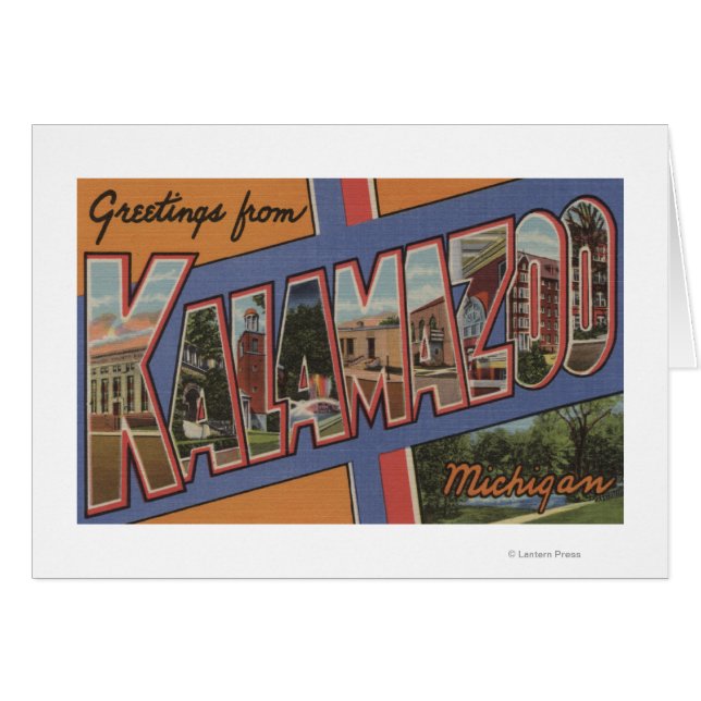 Kalamazoo, Michigan – ラージレター (正面横)