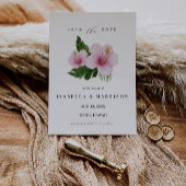 KALANI | Hibiscus Save the Date Template 招待状