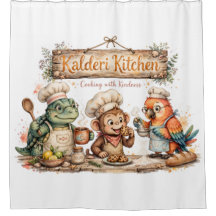 Kalderi Kindness Kitchen シャワーカーテン