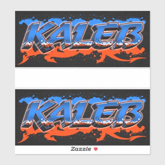 Kaleb Vorname Name Graffiti Aufkleber Sticker シール (シート)