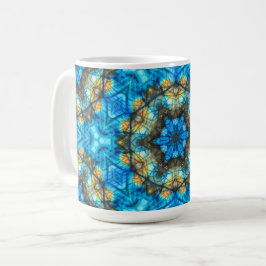 Kaledoscopic Labradolite「ステンドグラス」 コーヒーマグカップ