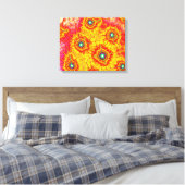 Kaleido Starburst – Premium Canvas Print キャンバスプリント (インサイチュ (寝室))