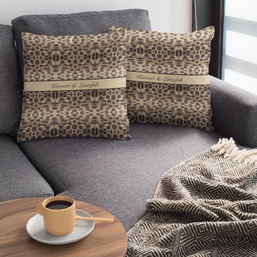 KaleidoCheetah,カスタム クッション