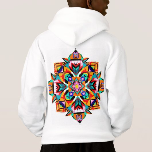Kaleidoscope Burst: A Modern Tribal Mandala (裏面)