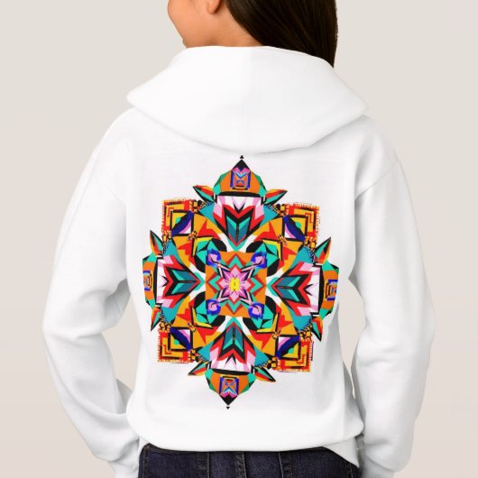 Kaleidoscope Burst: A Modern Tribal Mandala (裏面)