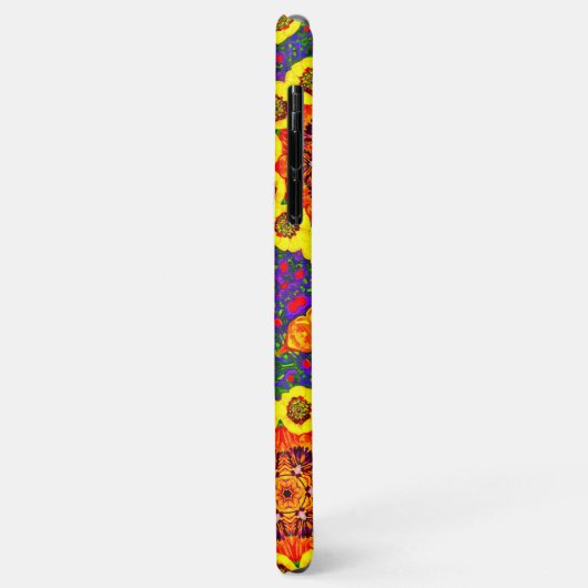 Kaléïdoscope de fleurs dorées Case-Mate iPhoneケース (裏面/左)