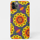 Kaléïdoscope de fleurs dorées Case-Mate iPhoneケース (裏面)