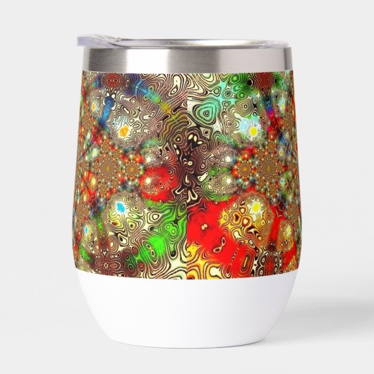 "Kaleidoscope Fury" (11oz.) Stemless Tumbler (右面)