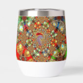 "Kaleidoscope Fury" (11oz.) Stemless Tumbler (背面)