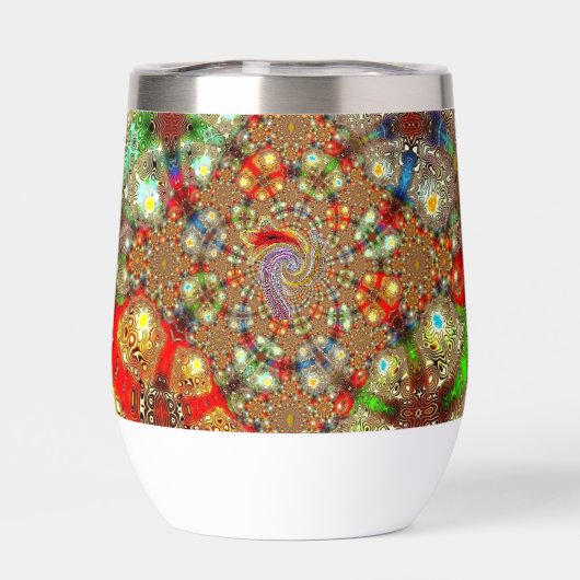 "Kaleidoscope Fury" (11oz.) Stemless Tumbler (背面)