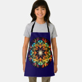 Kaleidoscope Mandala Flower Design-23091 エプロン (インサイチュ)