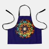 Kaleidoscope Mandala Flower Design-23091 エプロン (正面)
