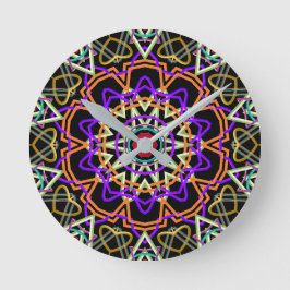 Kaléïdoscope moderne en relief ラウンド壁時計