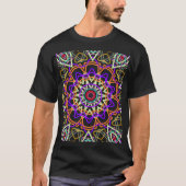 Kaléïdoscope moderne en relief Tシャツ (正面)