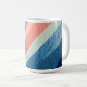 Kaleidoscope Morning – Geometric Abstract Mug コーヒーマグカップ (正面右)