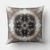 Kaleidoscope Siamese Cat Pattern with Blue Eyes クッション (裏面)