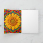 Kaleidoscope Sunflower  カード (内部)