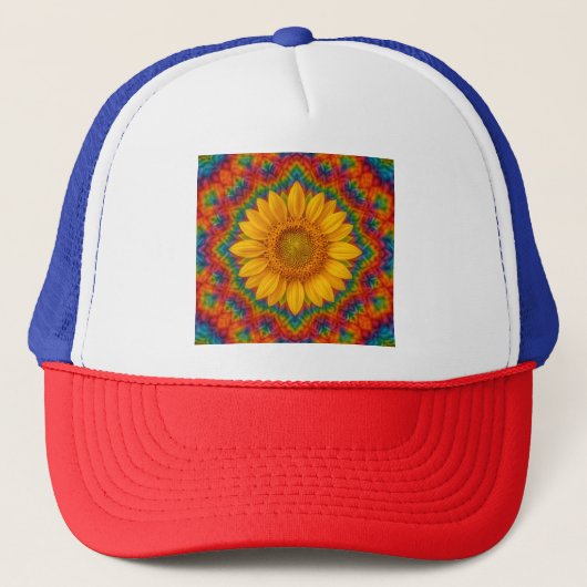 Kaleidoscope Sunflower  キャップ (正面)