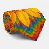 Kaleidoscope Sunflower  ネクタイ (ロール)