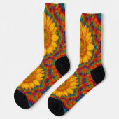 Kaleidoscope Sunflower Socks ソックス (左)