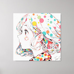 Kaleidoscope Whispers Anime Japan キャンバスプリント